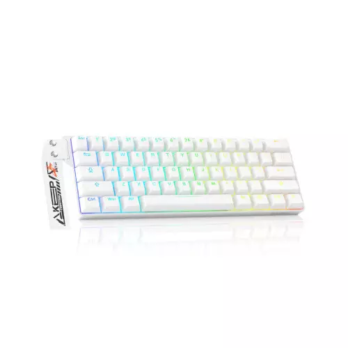 DAREU EK60 HE 8000Hz Hot Swappable Mechanical Keyboard (White) - 1