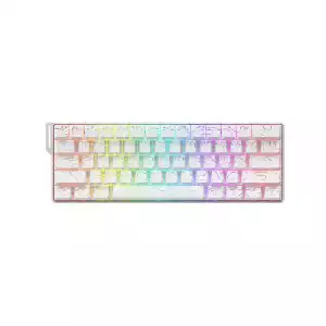 DAREU COOL 60 Wired Hot Swappable Fire Magnetic Switch Mechanical Keyboard (White Topographic)