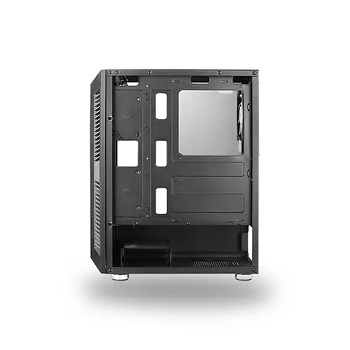 EVOLUR RO6 Glass Mid Tower RGB Gaming Case - 1