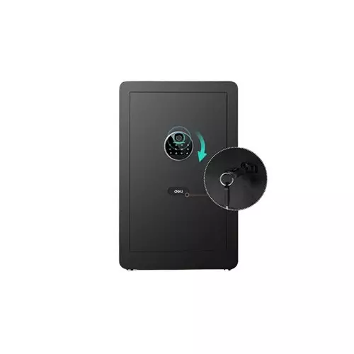 Deli ET630 Fingerprint Password Safe Box - 1