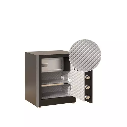 Deli-ET595 Fingerprint Password Safe Box - 2