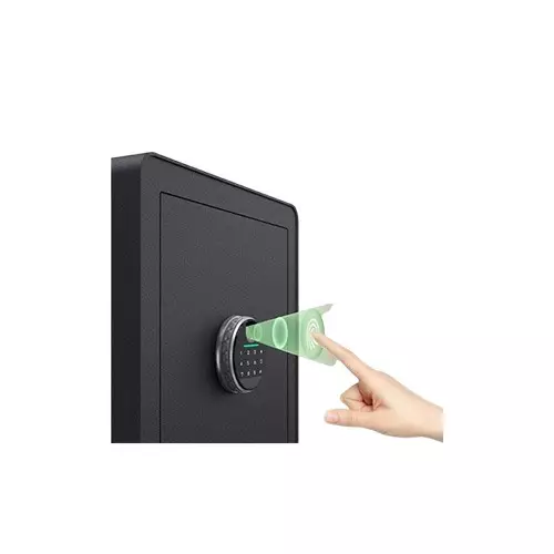 Deli ET631 Fingerprint Password Safe Box (Black) - 1