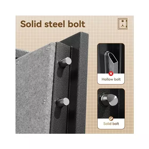 Deli ET600 Fireproof Digital Safe Box - 1