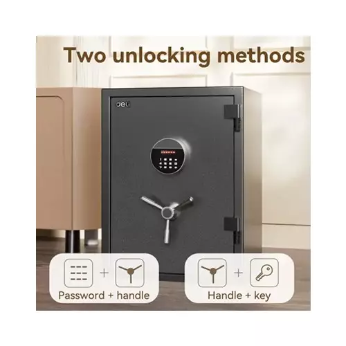 Deli ET600 Fireproof Digital Safe Box - 2