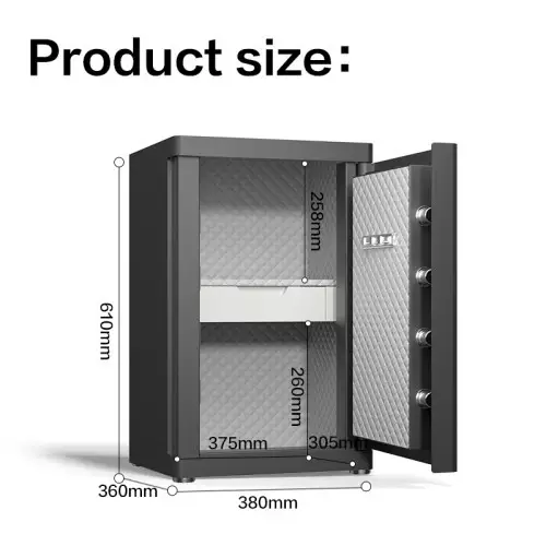 Deli ET594 Automatic Door Digital Safe Box - 5