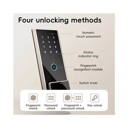 Deli ET596 Fingerprint Password Safe Box - 1