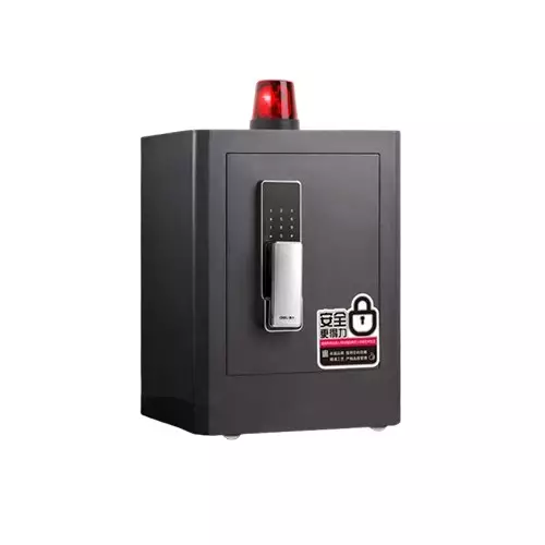 Deli 4117G Fingerprint & Digital Safe Box with Locker - 1