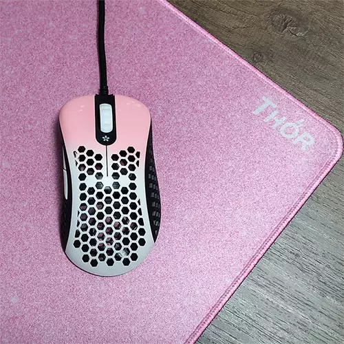 X-raypad Thor XL Fast Speed Cloth Gaming Mouse Pad (Pink) - 1