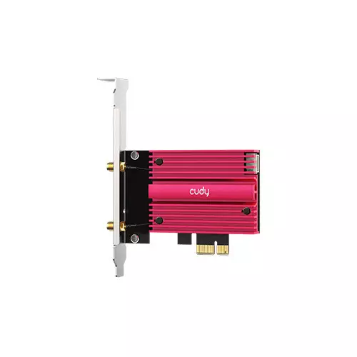 Cudy WE4000 AX5400 Wi-Fi 6E Bluetooth 5.3 PCI-E Adapter - 1