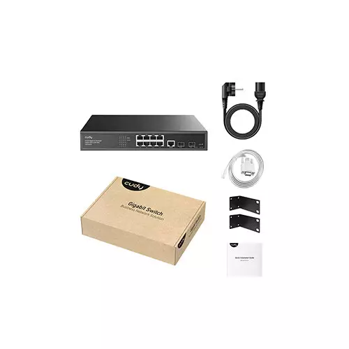 Cudy GS2008S2 8-GbE 2-SFP L2 Managed Gigabit Switch - 2