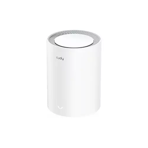Cudy M3000 1-Pack AX3000 2.5G Dual Band Wi-Fi 6 Mesh Router (White) - 1