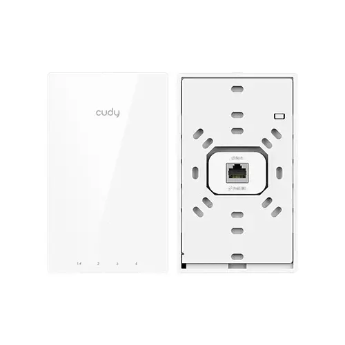 Cudy AP3000 Wall AX3000 Dual Band Wall-Plate Gigabit Wi-Fi 6 Access Point - 1