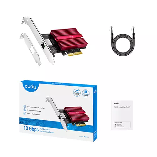 Cudy PE10G 10 Gbps PCI-E Ethernet Adapter - 2
