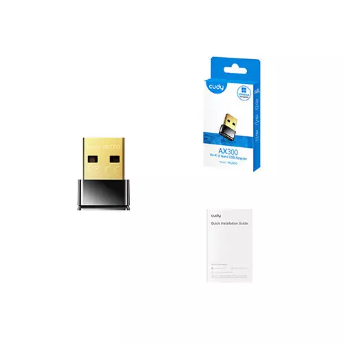 Cudy WU300 AX300 Wi-Fi 6 Nano USB Adapter - 2