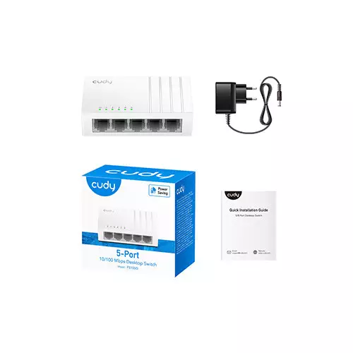 Cudy FS105D 5-Port 10/100 Mbps Unmanaged Switch - 2