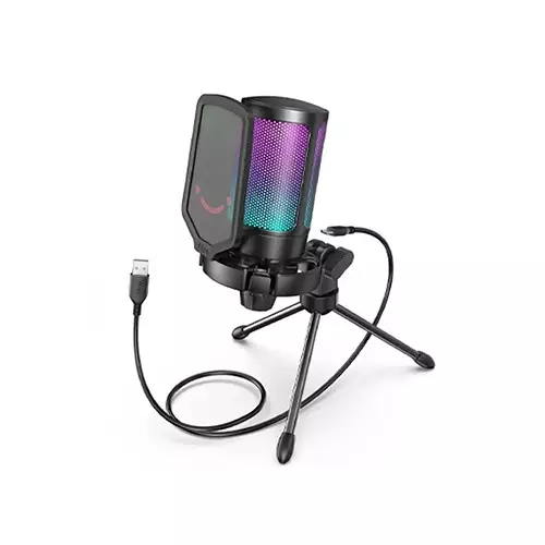 FIFINE AmpliGame A6T RGB USB Condenser Microphone With Boom Arm - 2