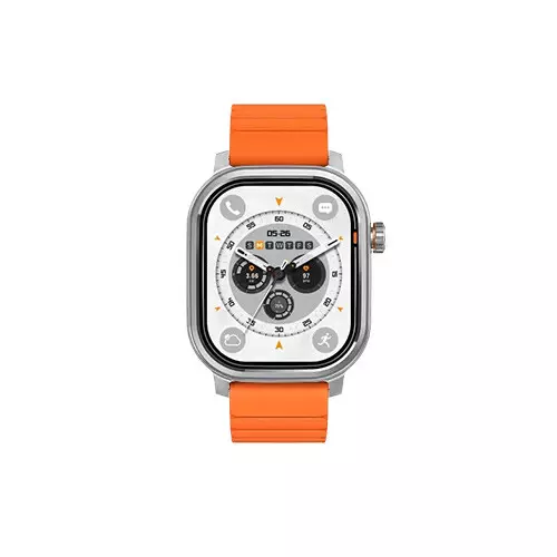 KOSPET Pulse 1.96 Inch AMOLED Display Smartwatch (Icy Silver) - 1