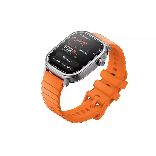 KOSPET Pulse 1.96 Inch AMOLED Display Smartwatch (Icy Silver) - 4