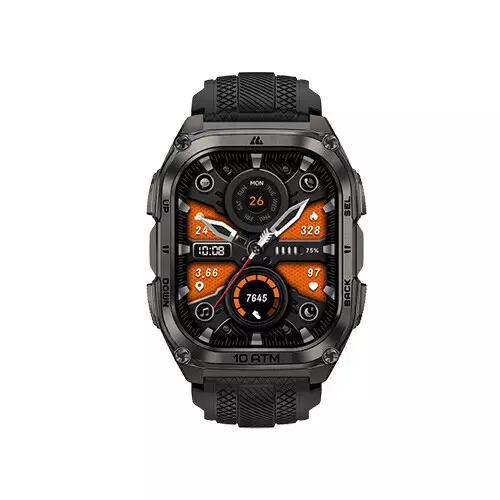 KOSPET TANK M4 1.96 Inch AMOLED Display Smartwatch (Black) - 1