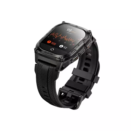 KOSPET TANK M4 1.96 Inch AMOLED Display Smartwatch (Black) - 4