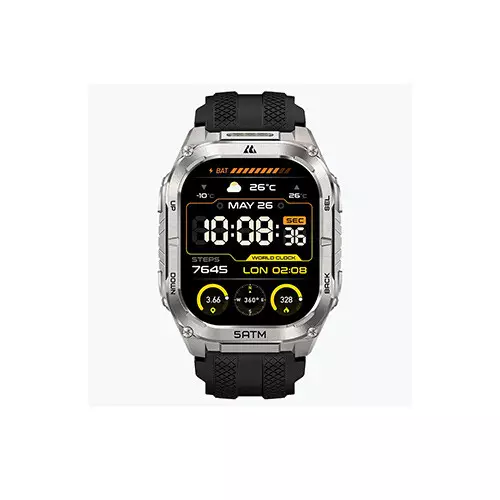 KOSPET TANK M4C 1.96 inch AMOLED 500mAh Smartwatch (Silver) - 1