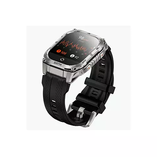 KOSPET TANK M4C 1.96 inch AMOLED 500mAh Smartwatch (Silver) - 2