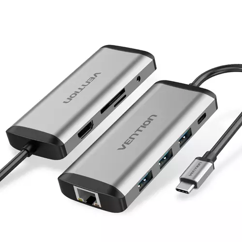 Vention THAHB 9 In 1 Type-C Multi-Function HUB - 1