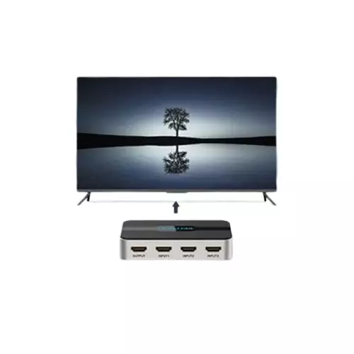 VENTION AFJH0 3-in-1 Out 4K HDMI Switcher With Audio Separation - 1
