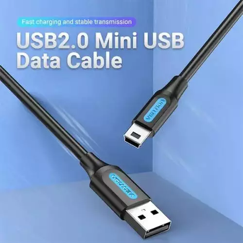 Vention COMBG USB 2.0 A Male to Mini-B Male Cable - 1.5M - 1