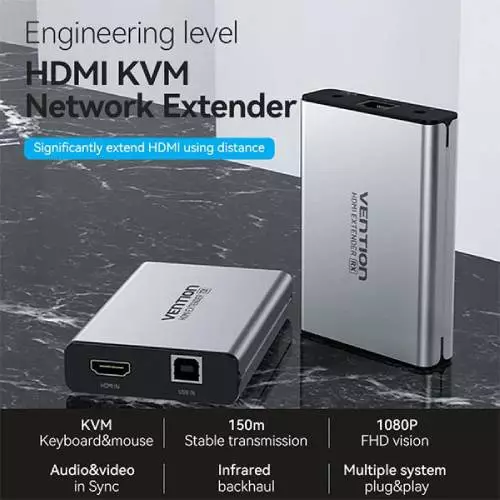 Vention AKBH0-EU HDMI Network Cable Extender - 150M - 1