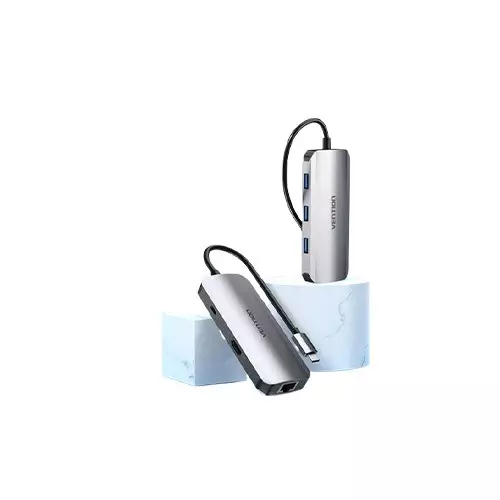 VENTION TOHHB 6-in-1 Multifunction Type-C Docking Station - 1
