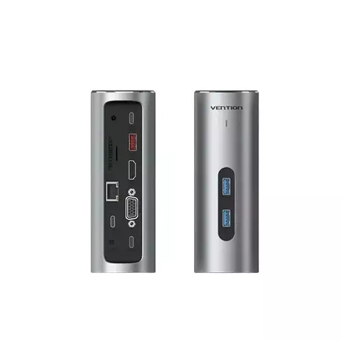 VENTION TPJH0-EU USB-C 12-in-1 Vertical Hub Docking Station - 2