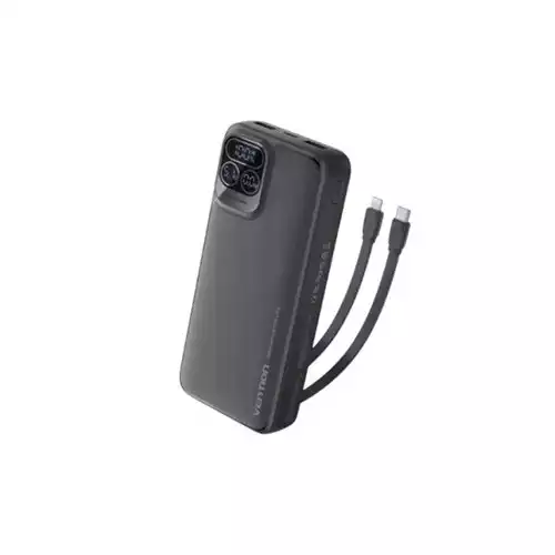Vention I13BB-V2 22.5W LED Digital Display 10000mAh Power Bank (Black)