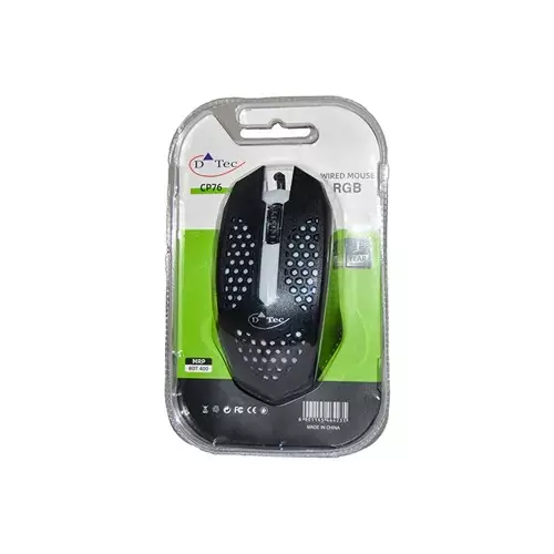 D-Tec CP76 RGB Wired Optical Mouse - 4