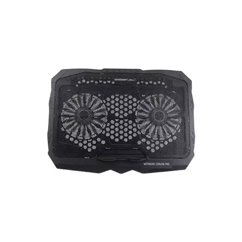 K2 TCLP88 USB Type-A Adjustable 15-Inch Laptop Cooler Cooling Pad with Double Fans - 1