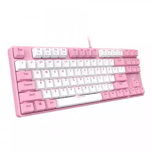 Dareu EK87 Wired Gaming Keyboard (Pink Switch) - 1