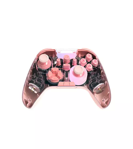 DAREU H105 TRI-MODE WIRELESS GAMEPAD 360° JOYSTICK CONTROLLER (SAKURA PINK) - 3