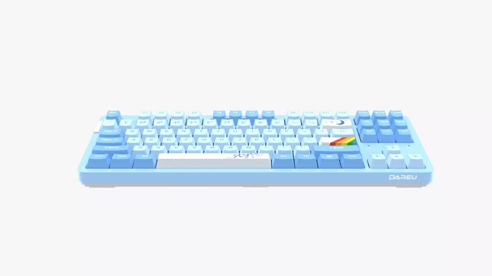 DAREU A87X PRO MECHANICAL GAMING KEYBOARD BLACK-GOLD-SKY BLUE - 4