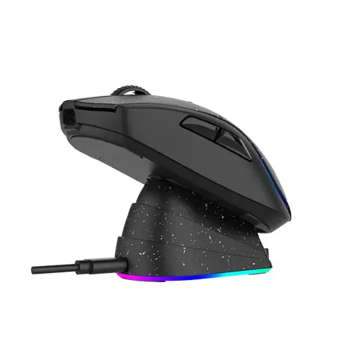 DAREU A950 BLACK TRI-MODE GAMING MOUSE WITH CHARGING DOCK - 1