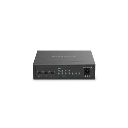 Mercusys MS106LP 6-Port 10/100Mbps Desktop Switch with 4-Port PoE+ - 2