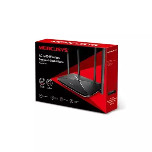 Mercusys AC12G AC1200 1200mbps 4 Antenna Dual Band Wi-Fi Gigabit Router - 2