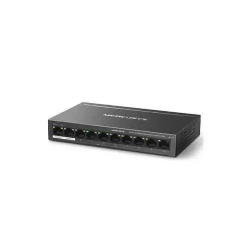 Mercusys MS110P 10 Port 10/100Mbps PoE Desktop Switch - 1