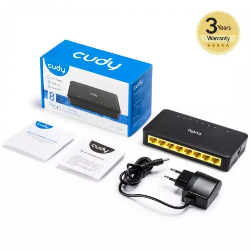 Cudy FS108D 8-Port 10/100Mbps Desktop Switch - 2