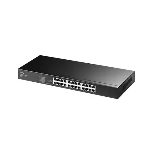 CUDY GS1024E 24-Port Gigabit Rackmount Light Managed Switch - 1