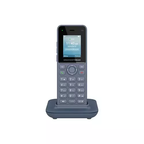 Grandstream WP816 Cordless Wi-Fi Blue IP Phone with 2 SIP Accounts 2 Line - 3
