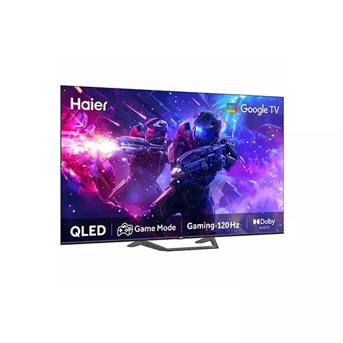 Haier H32S80EFX 32 Inch QLED Bezel-less LED Google TV - 1