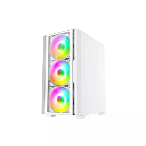 Revenger PHANTOM X Mid Tower Micro ATX Gaming Desktop case (white) - 2