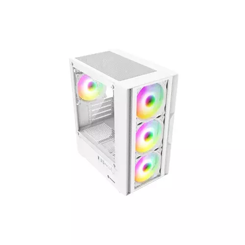 Revenger PHANTOM X Mid Tower Micro ATX Gaming Desktop case (white) - 5