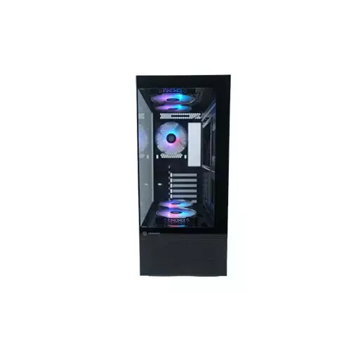 Revenger ICE COOL 5 ARGB Mid Tower ATX Gaming Case - Black - 1