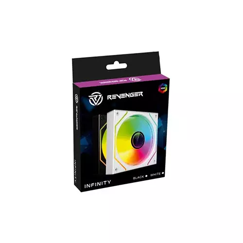 REVENGER INFINITY ARGB PWM FAN - White - 1